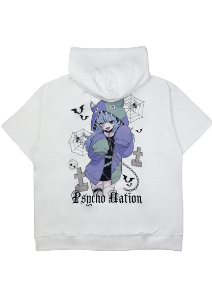 【PSYCHO NATION】× 寝田ルネ  ゾンビZIPパーカー (725206)
