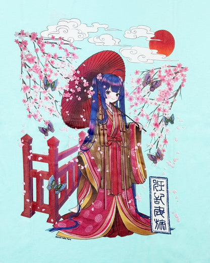 【PSYCHO NATION】× 寝田ルネ  桜着物TEE (735601)