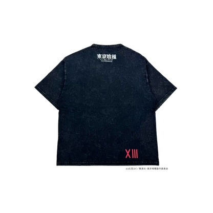 【P.N UNDERGROUND×東京喰種】鈴屋什造ダメージ TEE (735622)