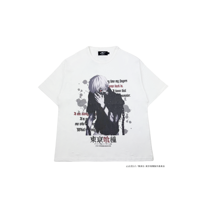 【P.N UNDERGROUND×東京喰種】金木研ダメージ TEE (735620)