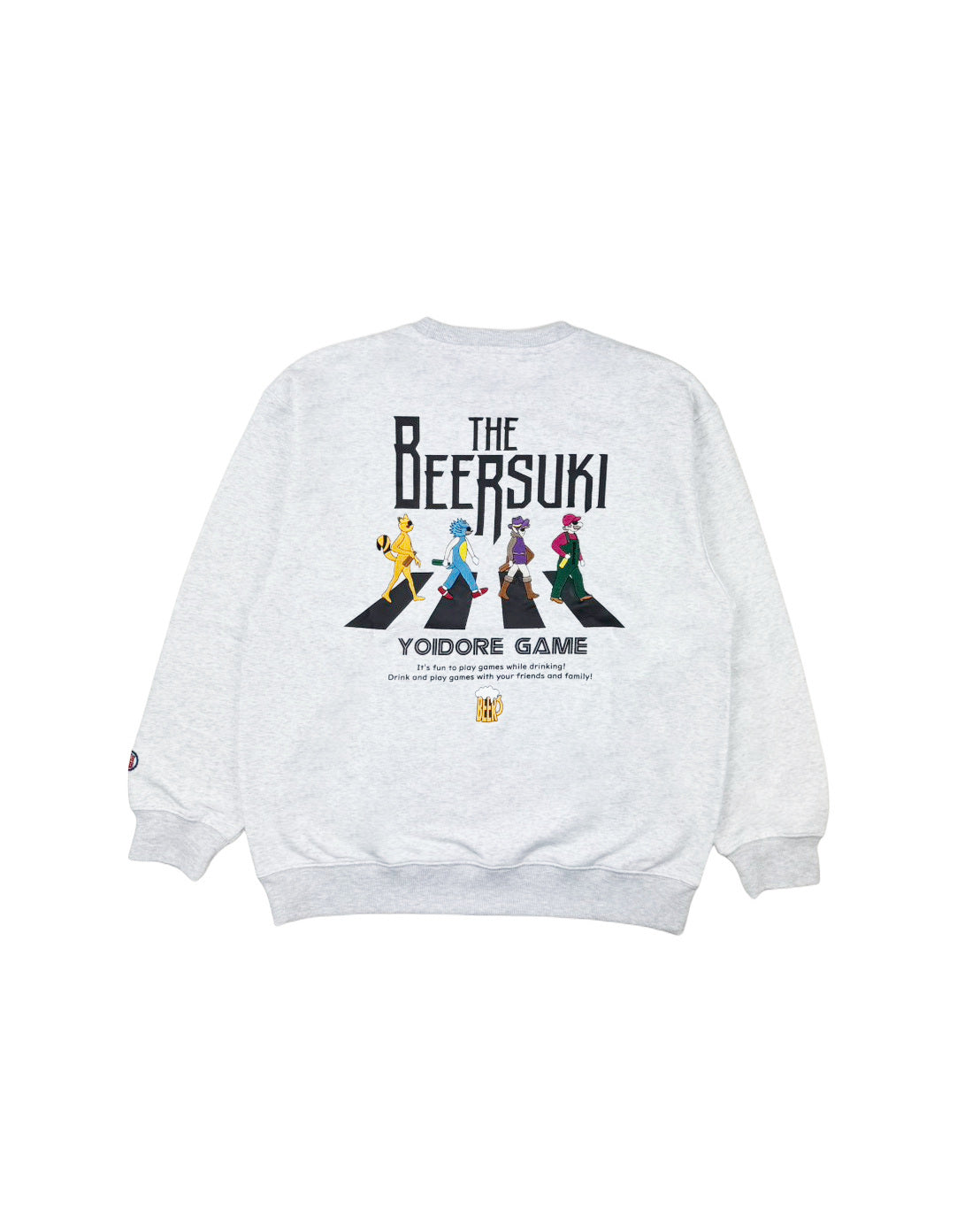 【YOIDORE】BEER SUKI クルーネックスウェット (845607)