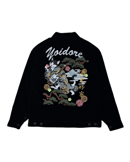 【YOIDORE】酔い猫 別珍リバーシブル ジャケット (845403)