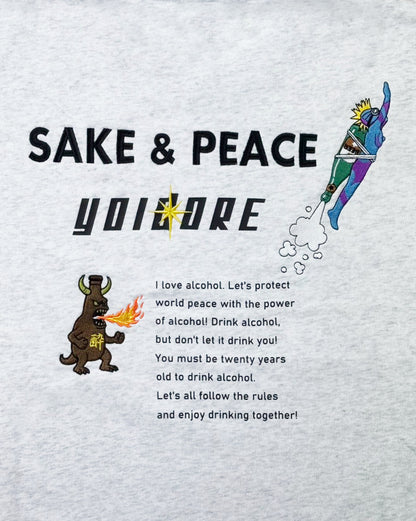 【YOIDORE】SAKE&PEACE クルーネックスウェット (816602)