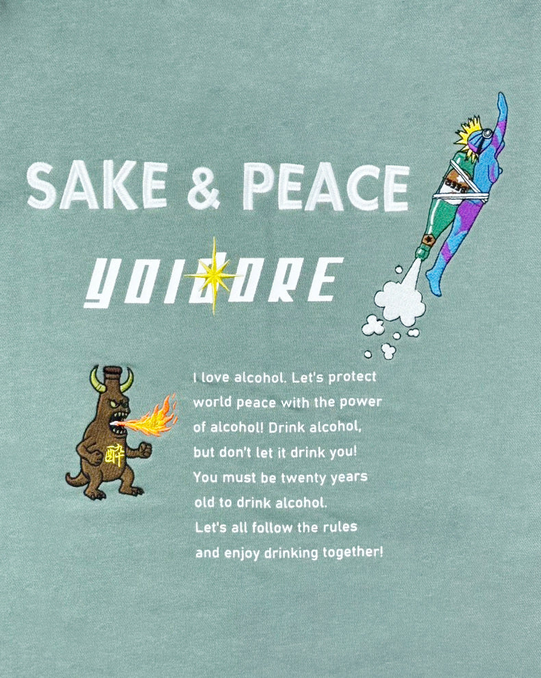 【YOIDORE】SAKE&PEACE クルーネックスウェット (816602)