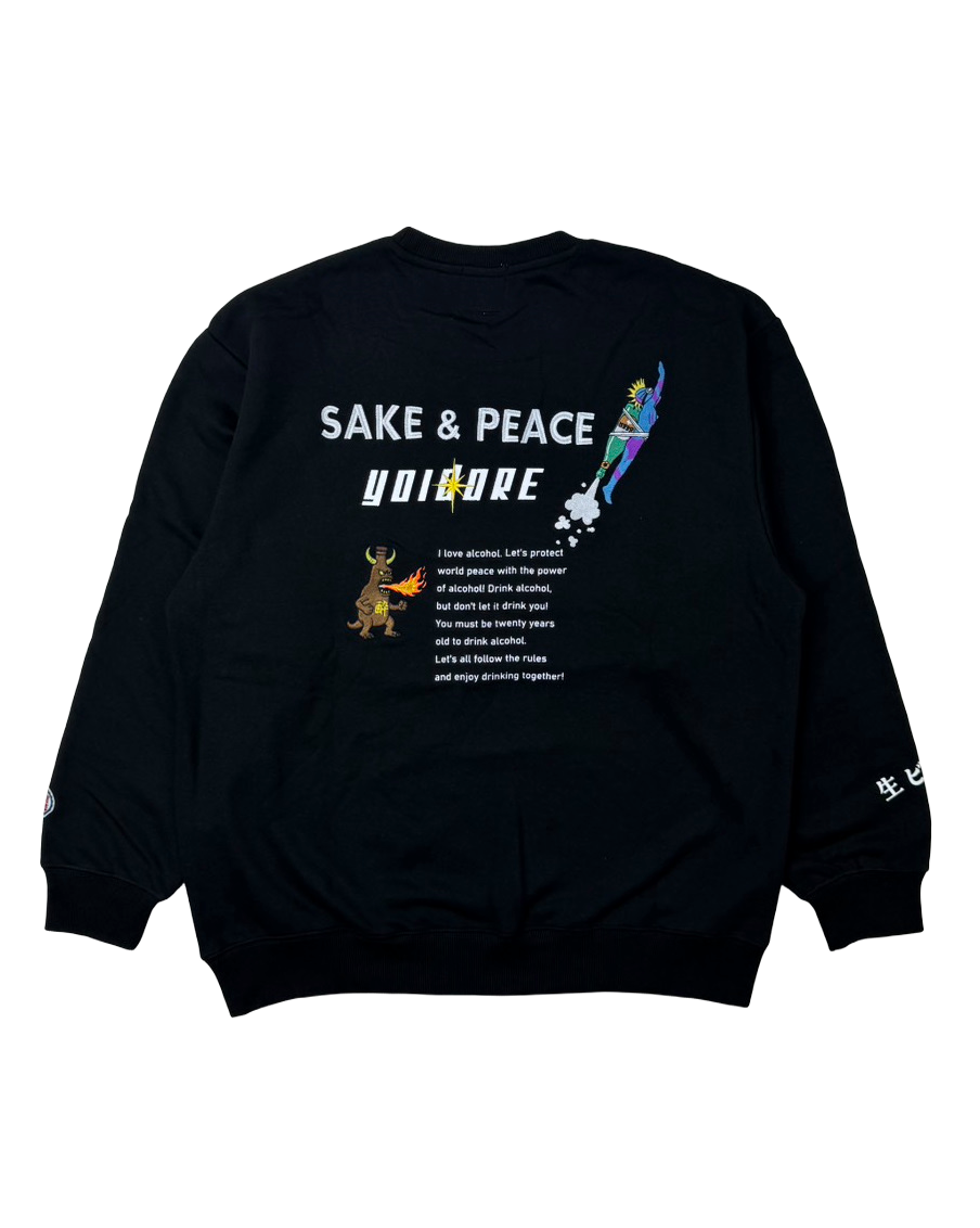 【YOIDORE】SAKE&PEACE クルーネックスウェット (816602)