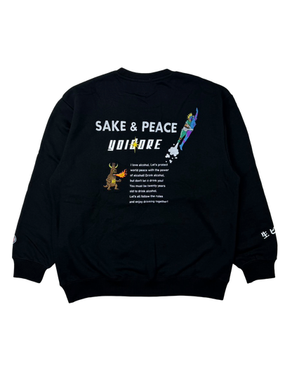 【YOIDORE】SAKE&PEACE クルーネックスウェット (816602)
