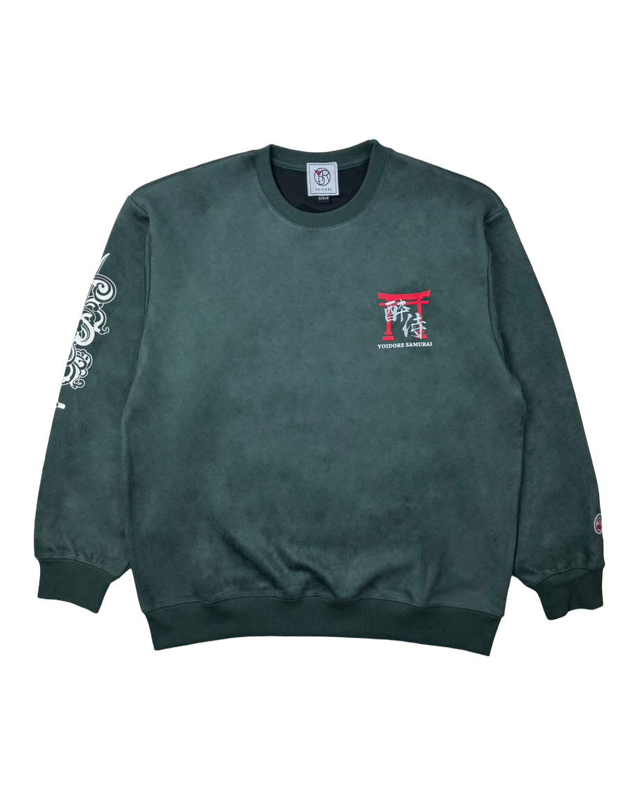 【YOIDORE】 酔い侍 スエードタッチ クルーネック (816605)
