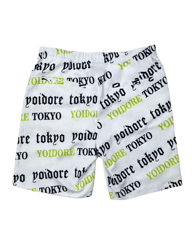 【YOIDORE】酒総柄 リバーシブルショートパンツ(826004)