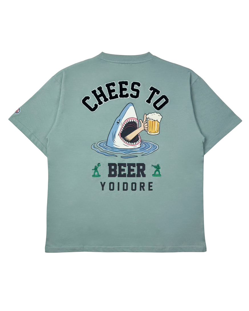 【YOIDORE】サメ乾杯 ポケット TEE (826203)