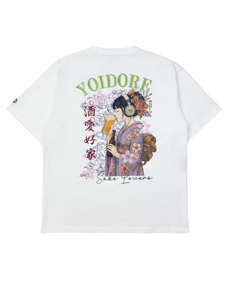 【YOIDORE】 ビール好き着物女子 TEE (826217)