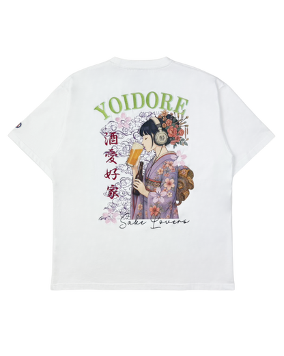 【YOIDORE】 ビール好き着物女子 TEE (826217)