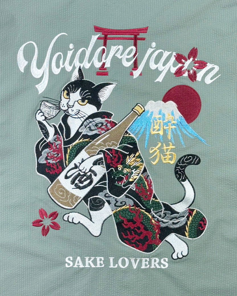 【YOIDORE】酔い猫 JAPAN シャツ (826000)