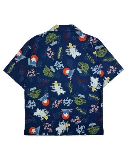 【YOIDORE】酒 JAPAN 総柄シャツ (826001)
