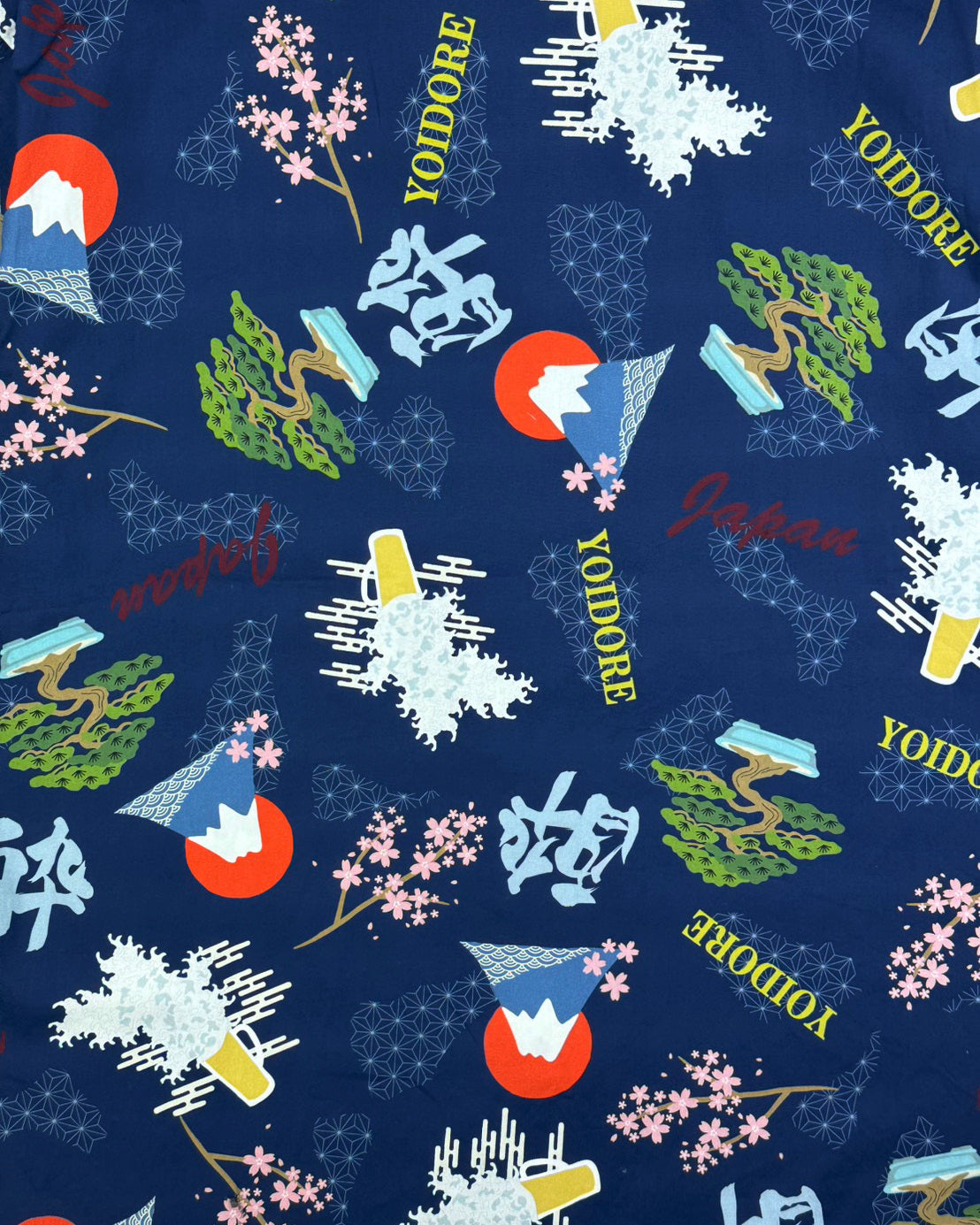 【YOIDORE】酒 JAPAN 総柄シャツ (826001)