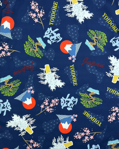 【YOIDORE】酒 JAPAN 総柄シャツ (826001)