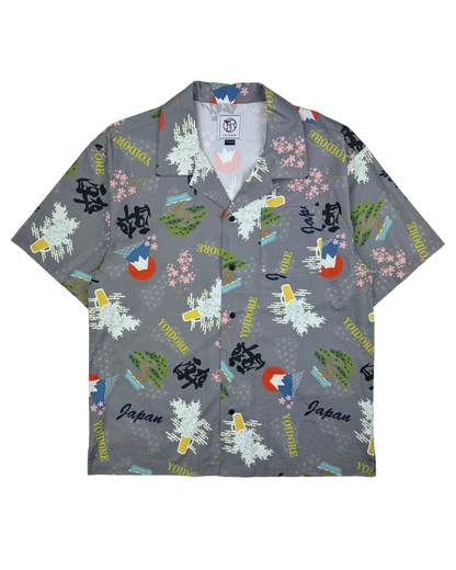 【YOIDORE】酒 JAPAN 総柄シャツ (826001)