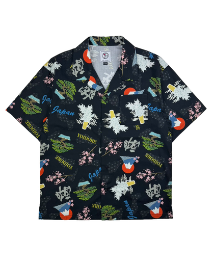 【YOIDORE】酒 JAPAN 総柄シャツ (826001)