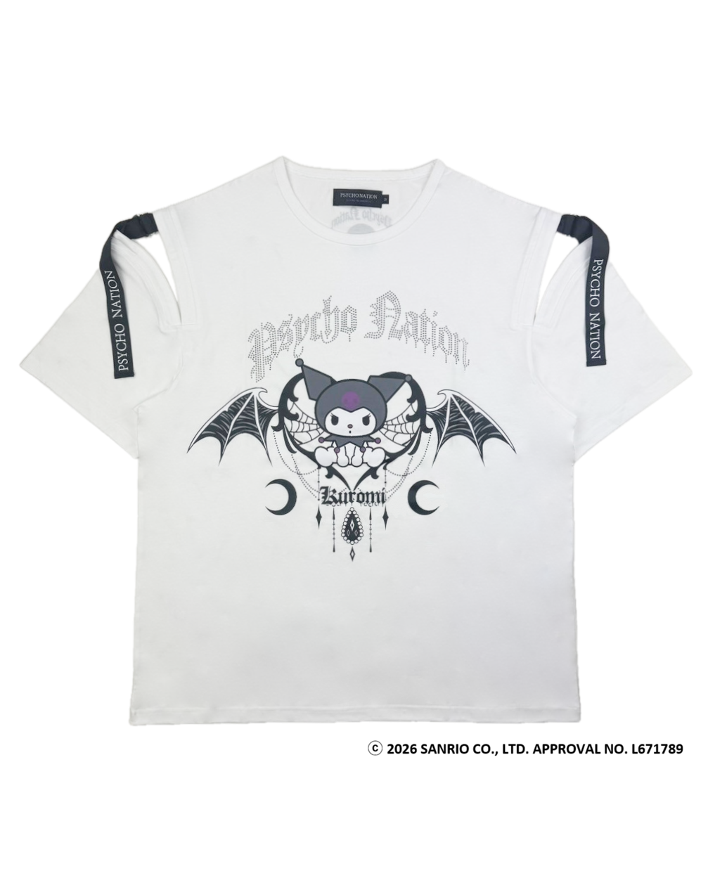 【PSYCHO NATION × KUROMI】デビルストーンTEE(726810)