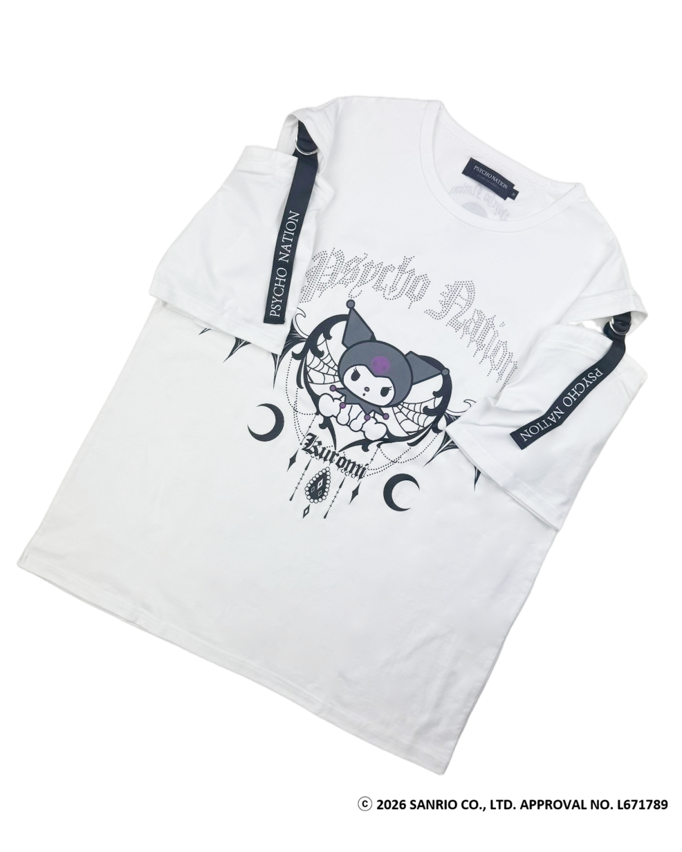 【PSYCHO NATION × KUROMI】デビルストーンTEE(726810)