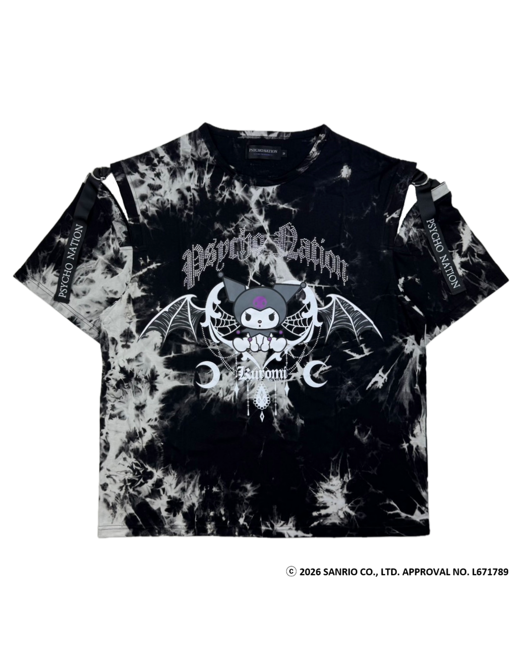 【PSYCHO NATION × KUROMI】デビルストーンTEE(726810)