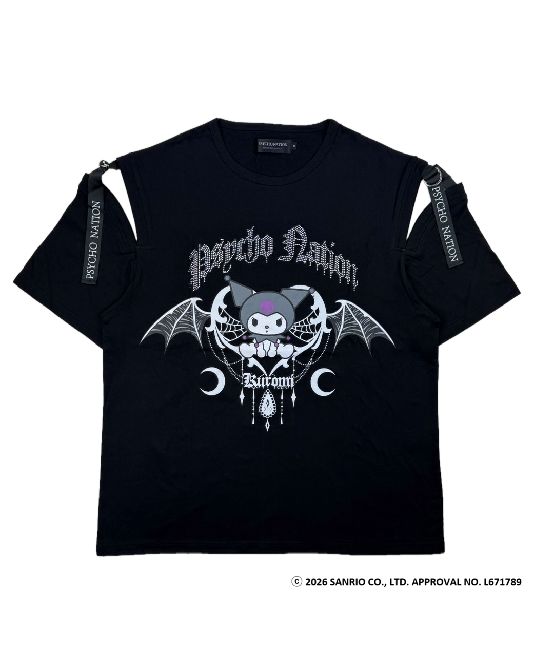 【PSYCHO NATION × KUROMI】デビルストーンTEE(726810)