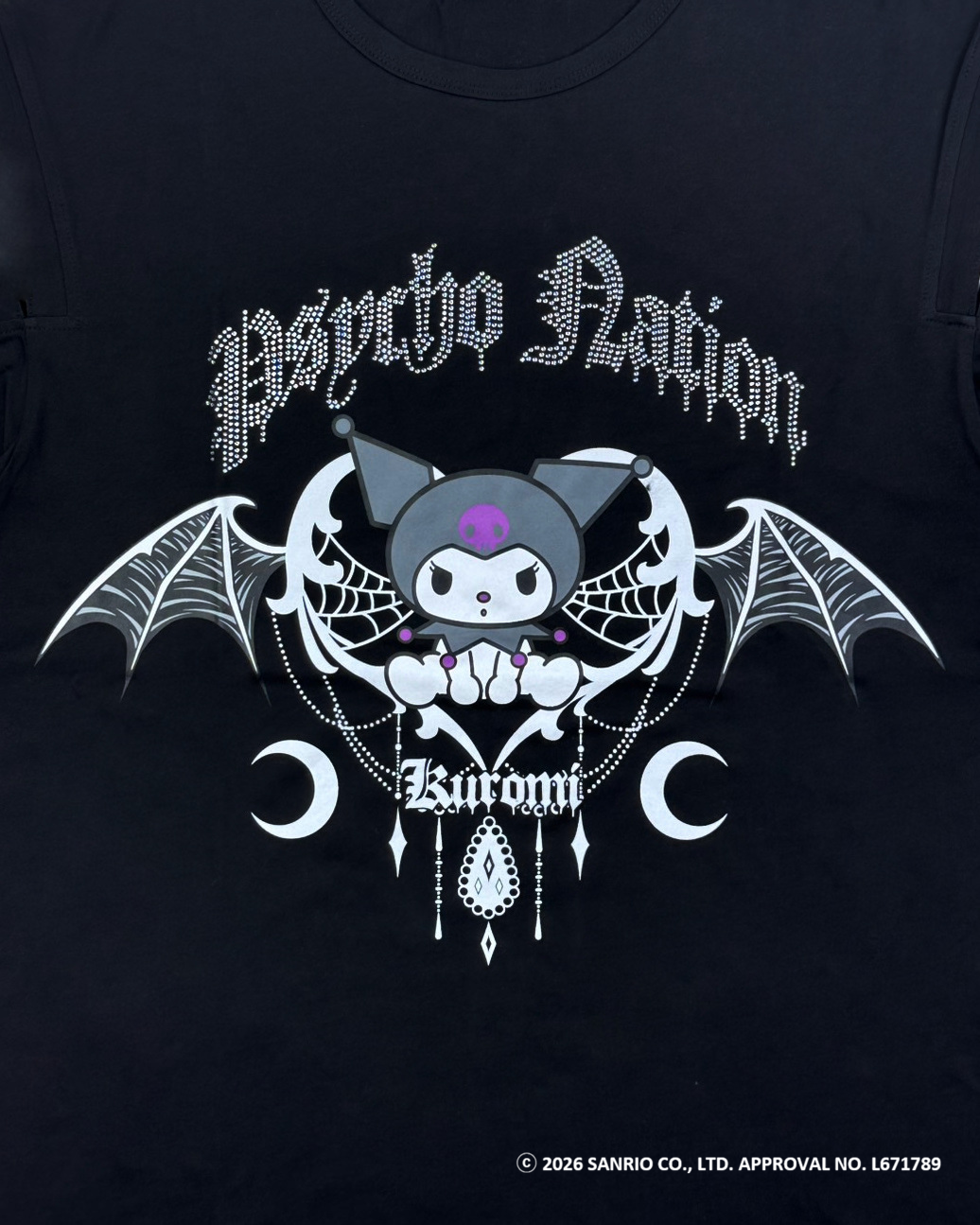 【PSYCHO NATION × KUROMI】デビルストーンTEE(726810)