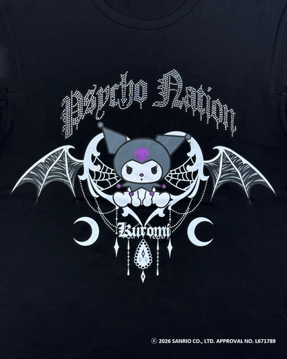 【PSYCHO NATION × KUROMI】デビルストーンTEE(726810)