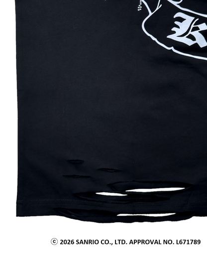 【PSYCHO NATION × KUROMI】バタフライストーンTEE(726811)