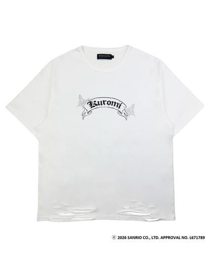 【PSYCHO NATION × KUROMI】バタフライストーンTEE(726811)