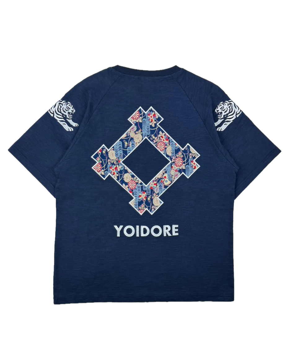 【YOIDORE大吟醸】酒虎小紋 ラグランスリーブTEE (826521)