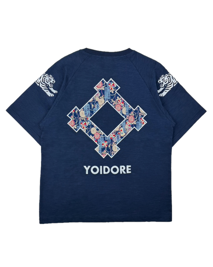【YOIDORE大吟醸】酒虎小紋 ラグランスリーブTEE (826521)