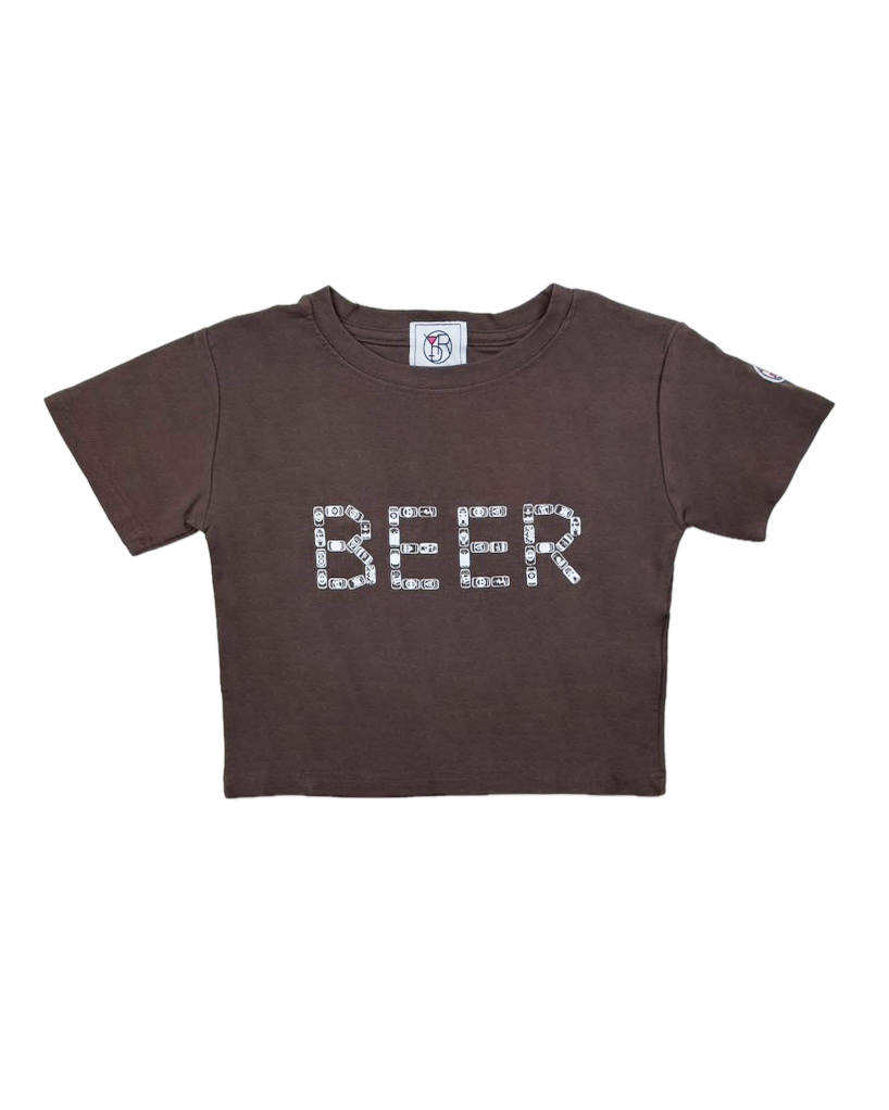 【YOIDORE WOMEN’S】BEERロゴ ショートTEE (826724)