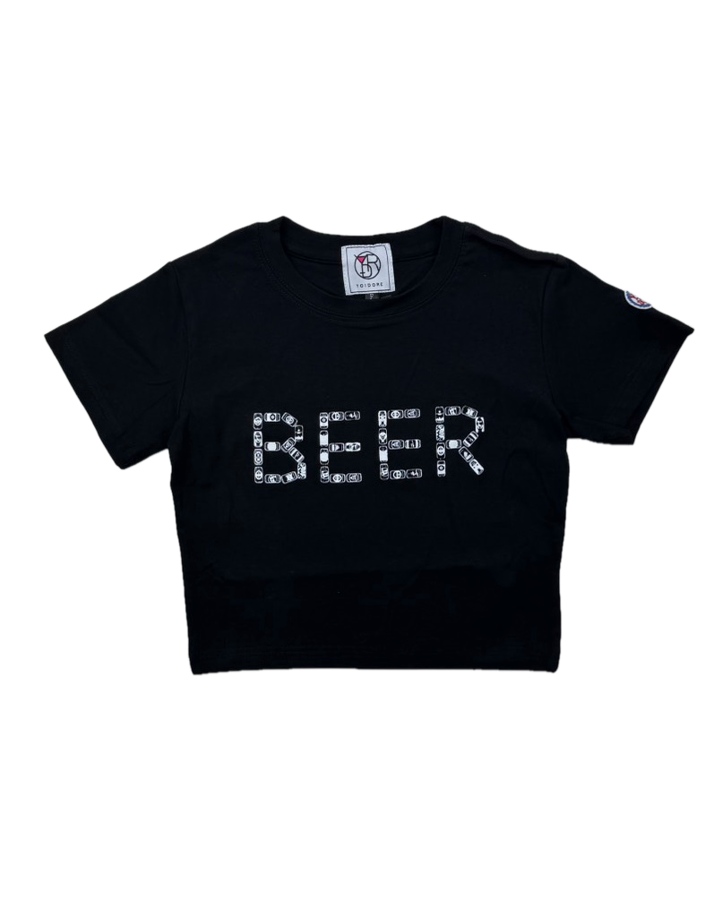 【YOIDORE WOMEN’S】BEERロゴ ショートTEE (826724)