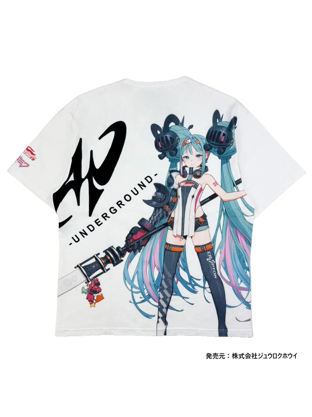 【P.N UNDERGROUND × RACING MIKU】バックレーシングミクTEE (726412)