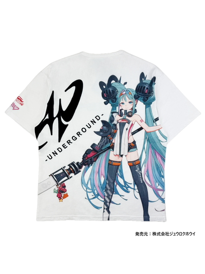 【P.N UNDERGROUND × RACING MIKU】バックレーシングミクTEE (726412)