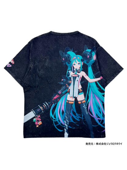 【P.N UNDERGROUND × RACING MIKU】バックレーシングミクTEE (726412)