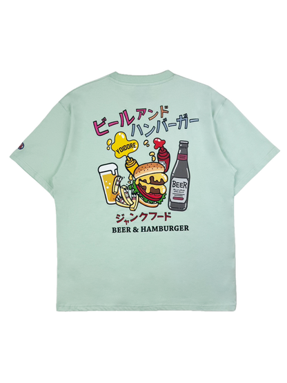 【YOIDORE】ビールとジャンクフード TEE (826235)