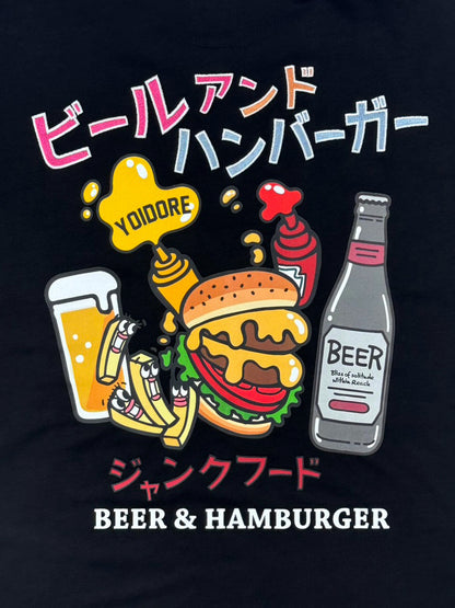【YOIDORE】ビールとジャンクフード TEE (826235)