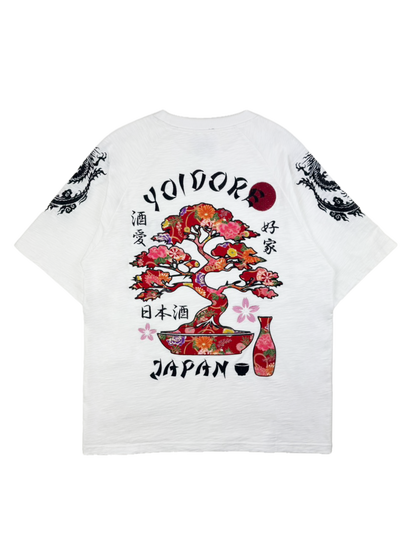 【YOIDORE 大吟醸】酒龍盆栽 ラグランスリーブ TEE (826527)