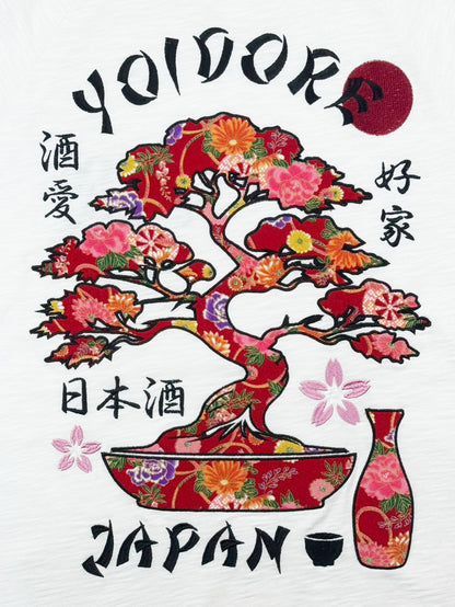 【YOIDORE 大吟醸】酒龍盆栽 ラグランスリーブ TEE (826527)