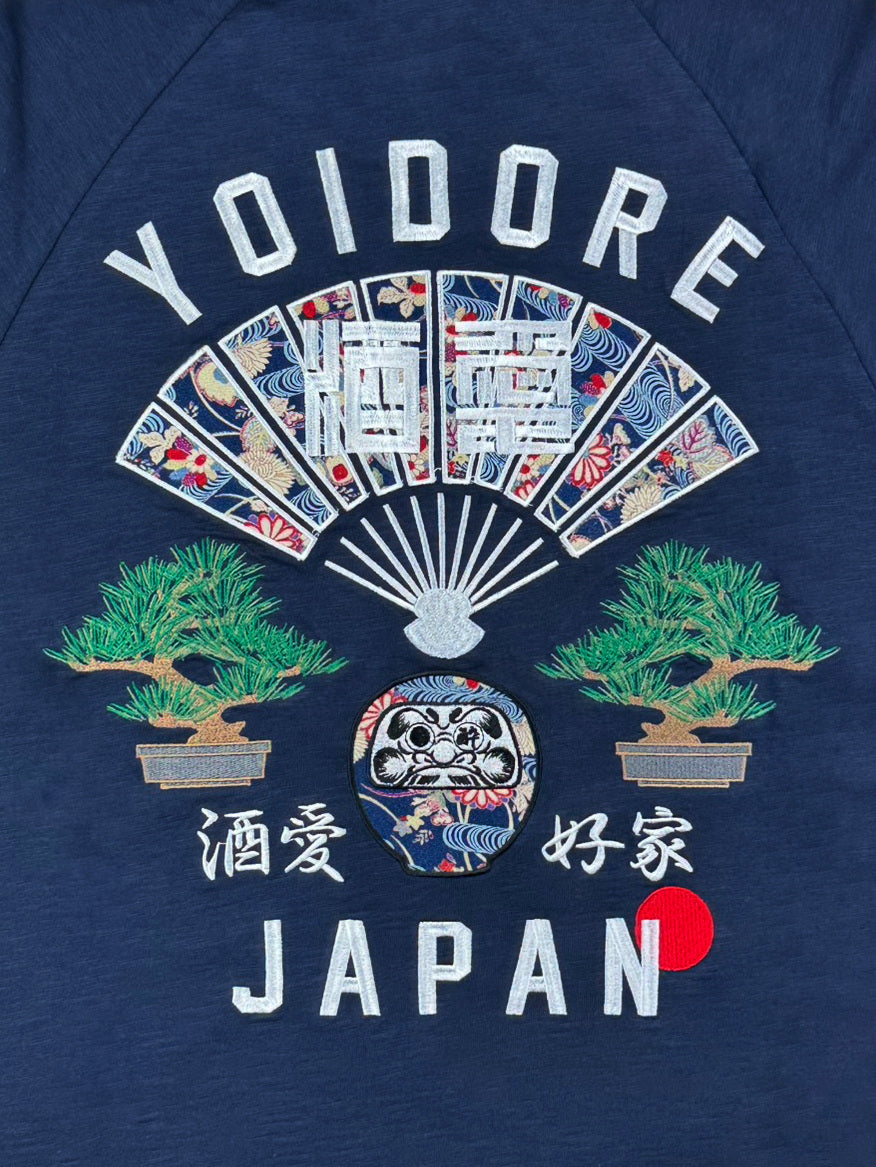 【YOIDORE 大吟醸】扇子 ラグランスリーブ TEE (826526)