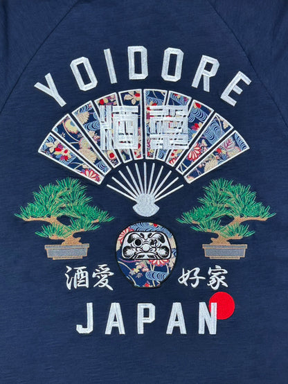 【YOIDORE 大吟醸】扇子 ラグランスリーブ TEE (826526)