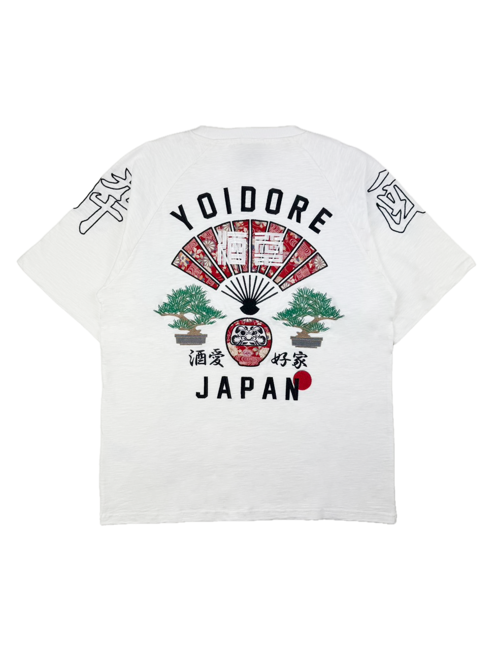 【YOIDORE 大吟醸】扇子 ラグランスリーブ TEE (826526)