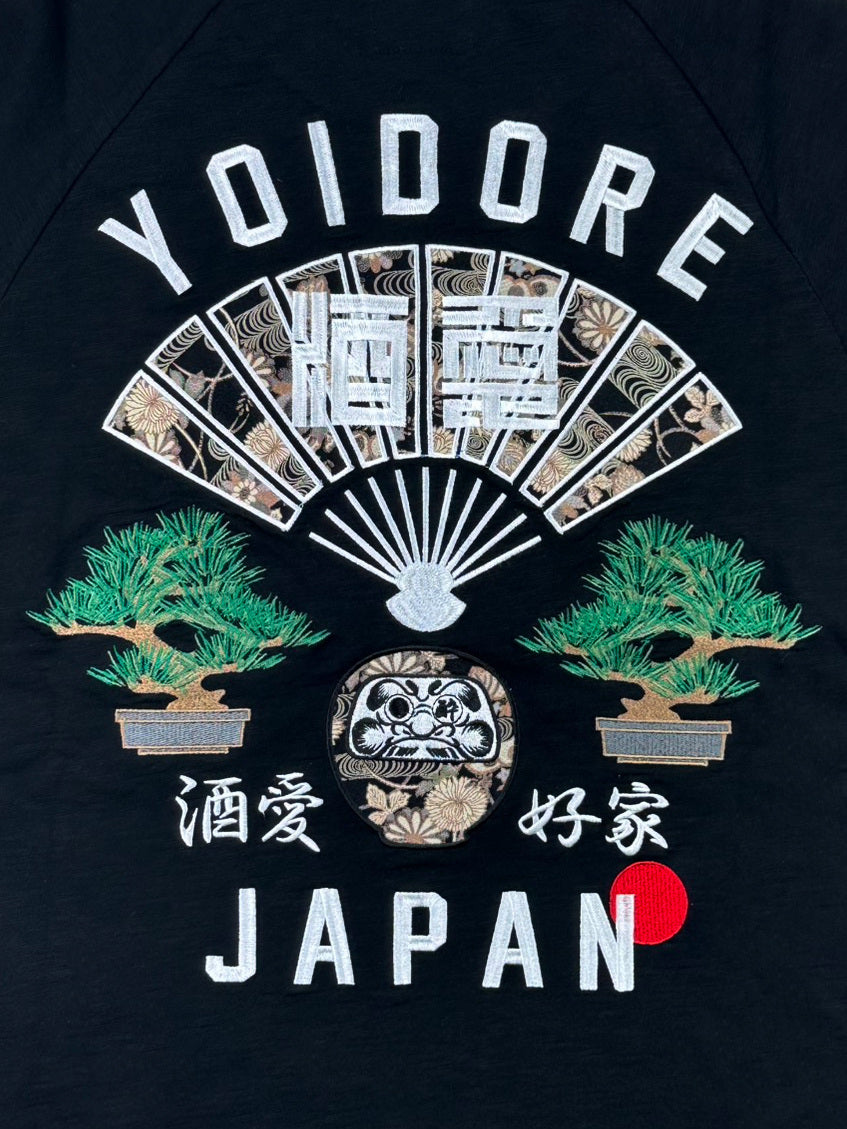 【YOIDORE 大吟醸】扇子 ラグランスリーブ TEE (826526)