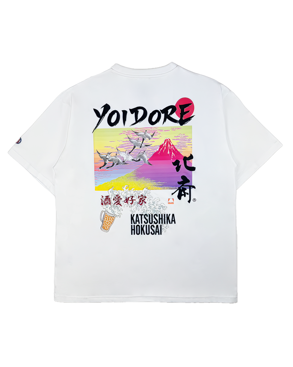 【YOIDORE】葛飾北斎 コラボ 富士山TEE (836227)