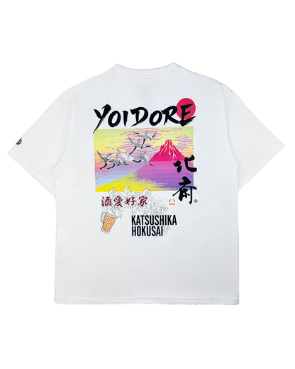 【YOIDORE】葛飾北斎 コラボ 富士山TEE (836227)