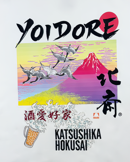【YOIDORE】葛飾北斎 コラボ 富士山TEE (836227)