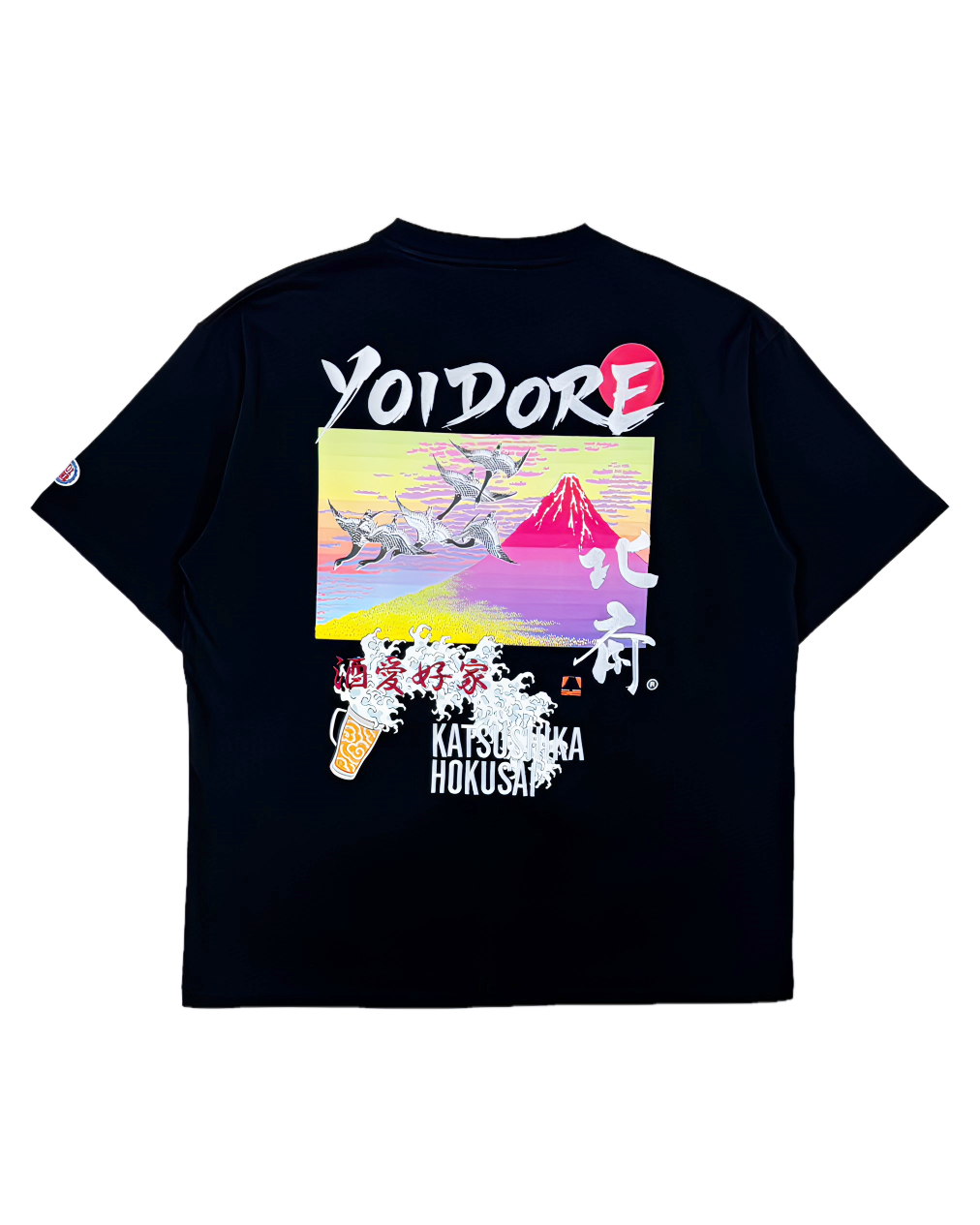 【YOIDORE】葛飾北斎 コラボ 富士山TEE (836227)