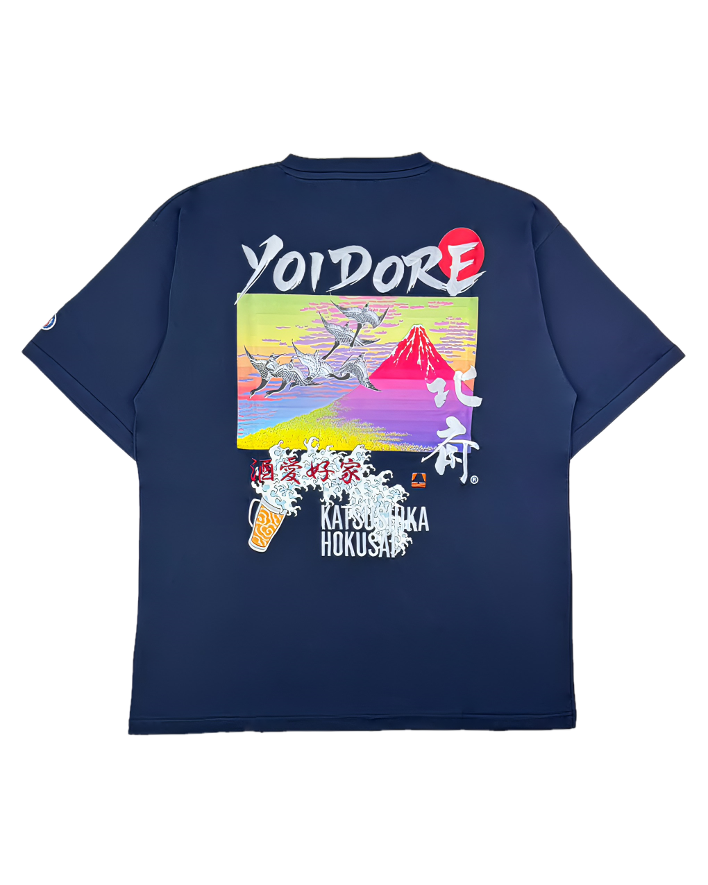 【YOIDORE】葛飾北斎 コラボ 富士山TEE (836227)