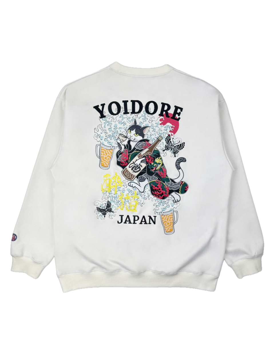 【YOIDORE】 酔い猫 スエードタッチ クルーネック (836214)